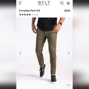 NWT Bylt Basics Everyday Pants 2.0